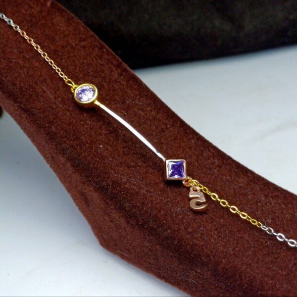 دستبند نقره زیبای مینیمال