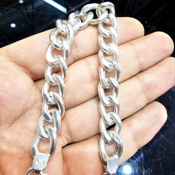 دستبند نقره کارتیه درشت‌سایز