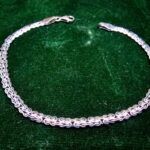 دستبند نقره ترک طرح کرال
