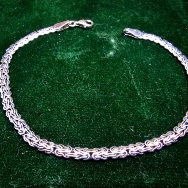 دستبند نقره ترک طرح کرال