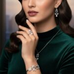 سرویس نقره ظریف کارشده با صدف اصلی