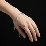 دستبند نقره زنانه طرح کتی
