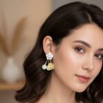 گوشواره نقره صدف اصلی