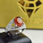 انگشتر نقره زنانه عقیق یمنی اصل