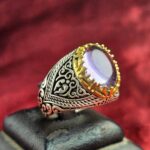 انگشتر نقره آمیتیست اصل - Image 3