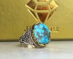 انگشتر نقره فیروزه نیشابور