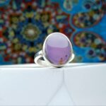 انگشتر نقره زنانه عقیق یمن سوسنی اصل