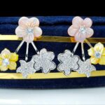 گوشواره جواهری صدف اصل