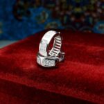 گوشواره جواهری حلقه ای