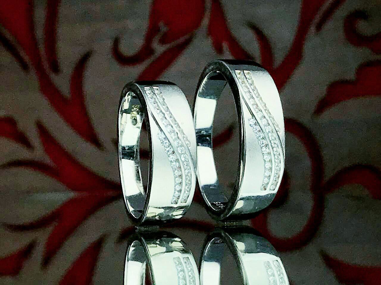 حلقه ست نقره اصل کد 338576 حلقه ست نقره اصل کد 338576