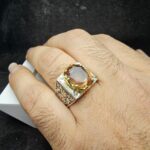 انگشتر نقره زولتانایت (الکساندریت) - Image 4