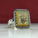 انگشتر عقیق زرد عین علی