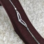 دستبند نقره جواهری